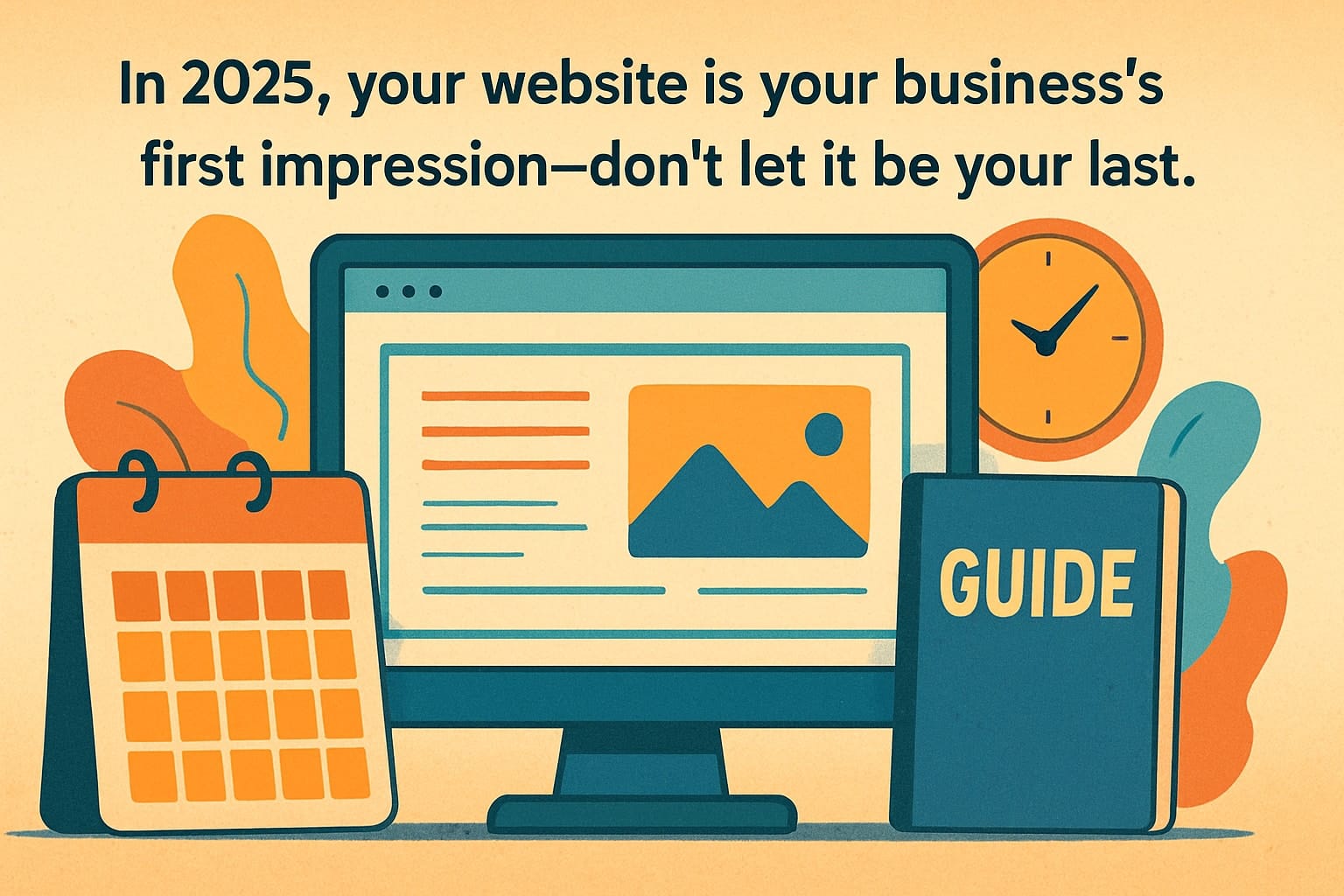 Website importance for business success in 2025.