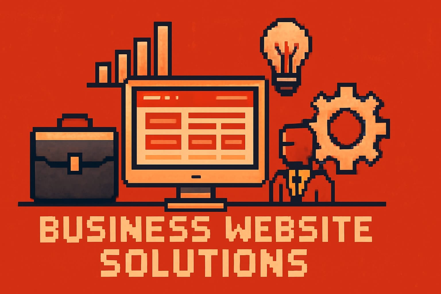 Business website solutions with digital elements